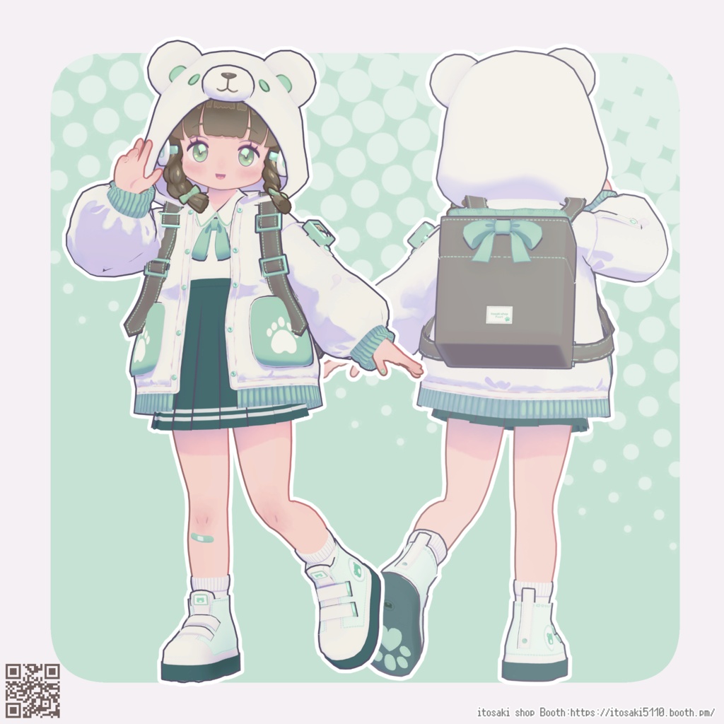 フウリ<Fuuri>【オリジナル3Dモデル】