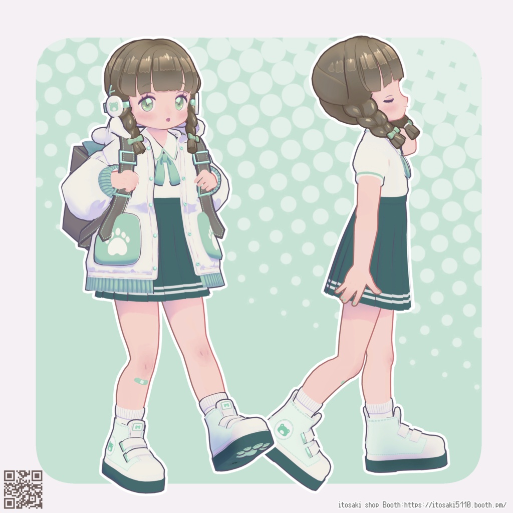 フウリ<Fuuri>【オリジナル3Dモデル】