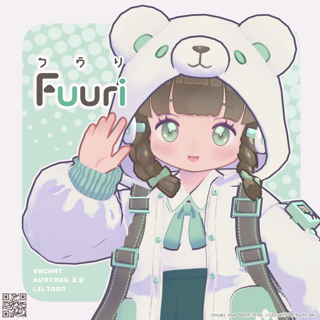 フウリ<Fuuri>【オリジナル3Dモデル】