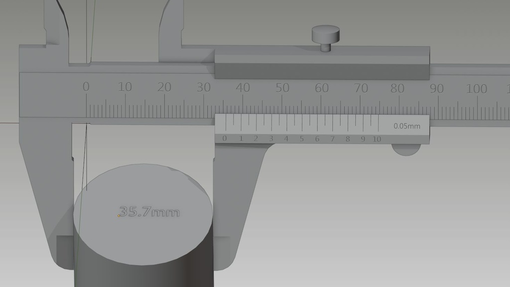 【無料】游標卡尺造形3D模型