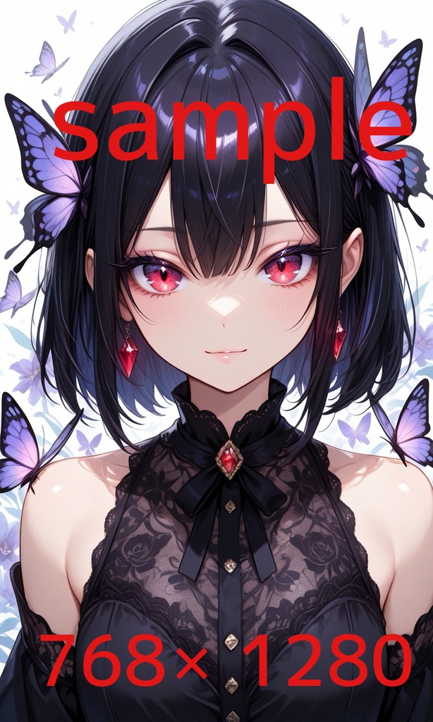 黒髪女の子①