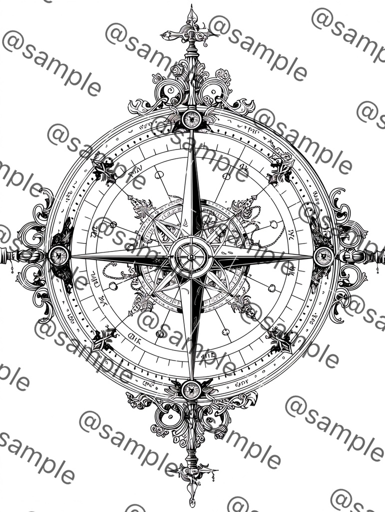 ゴシックな羅針盤　4種