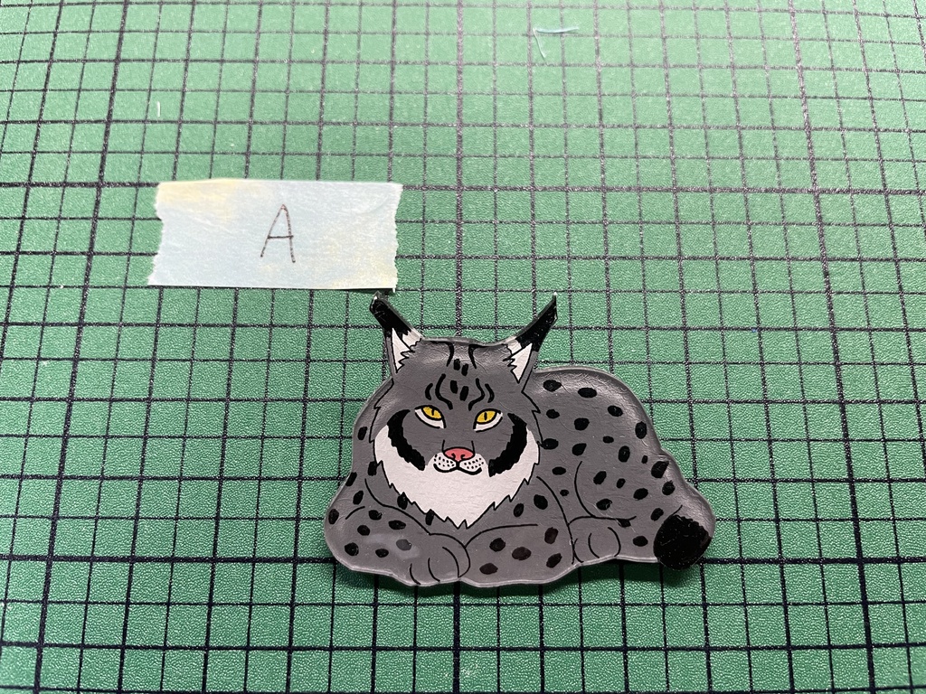 オオヤマネコバッジA