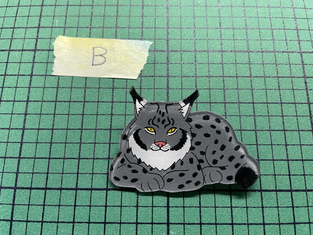 オオヤマネコバッジB