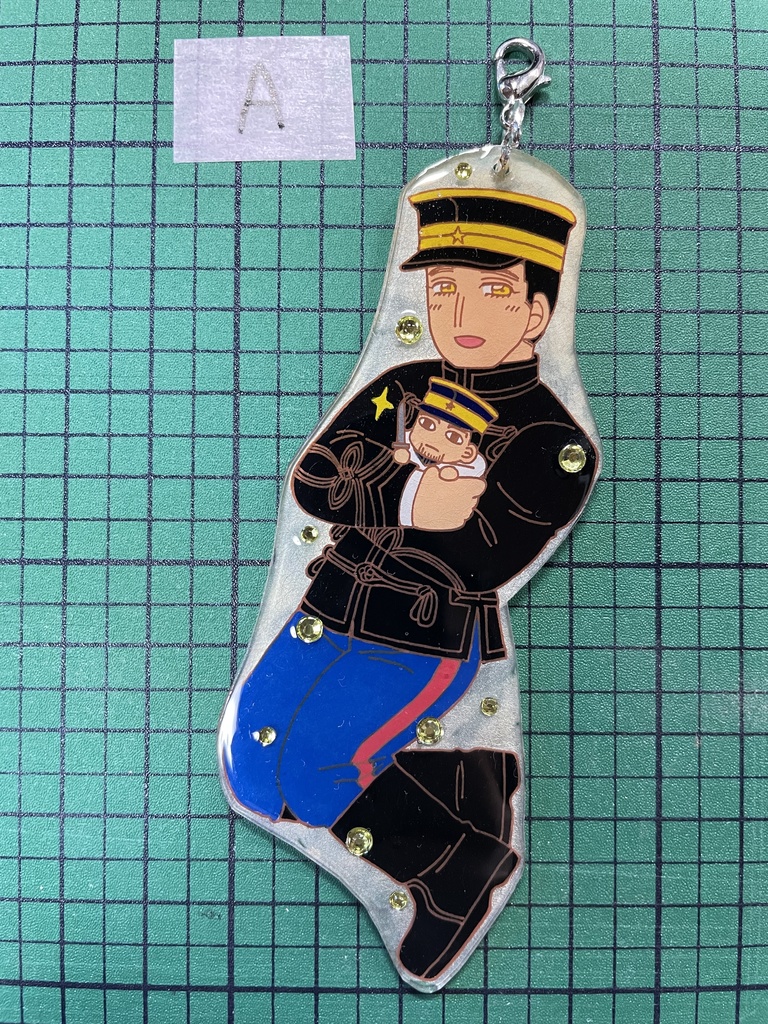 花沢勇作アクキー風ボールチェーンA