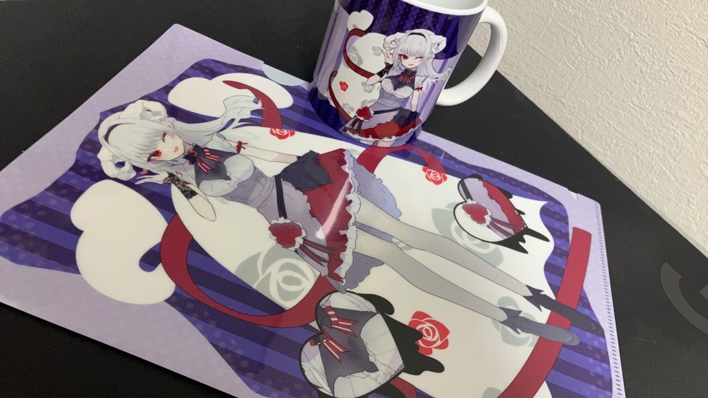 【A4クリアファイル】ニーナ・フカフカシーツ　１周年記念