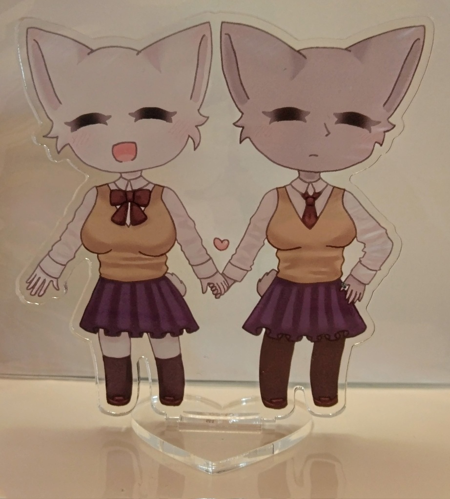 AA百合アクリルフィギュア　モナー×フーン