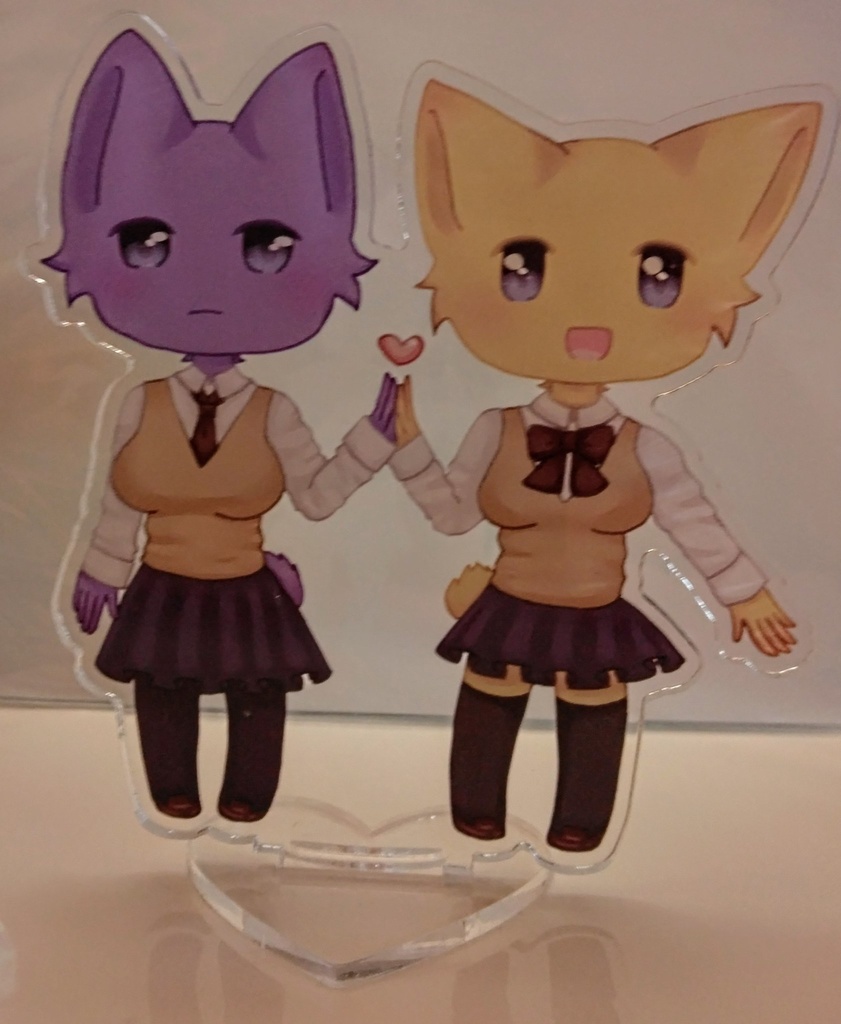 AA百合アクリルフィギュア　シーン×モララー