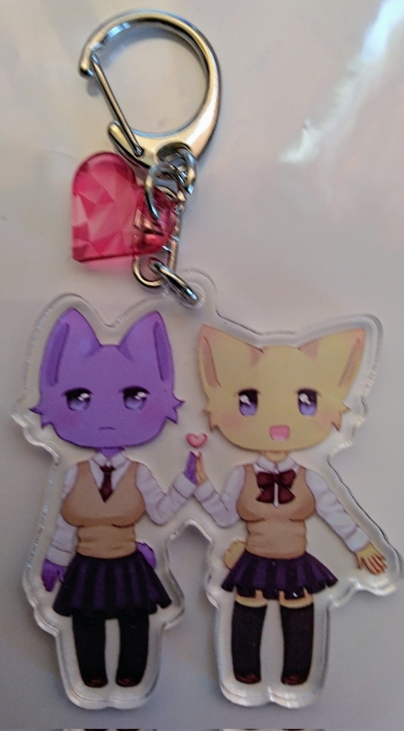AA百合アクリルキーホルダー　シーン×モララー