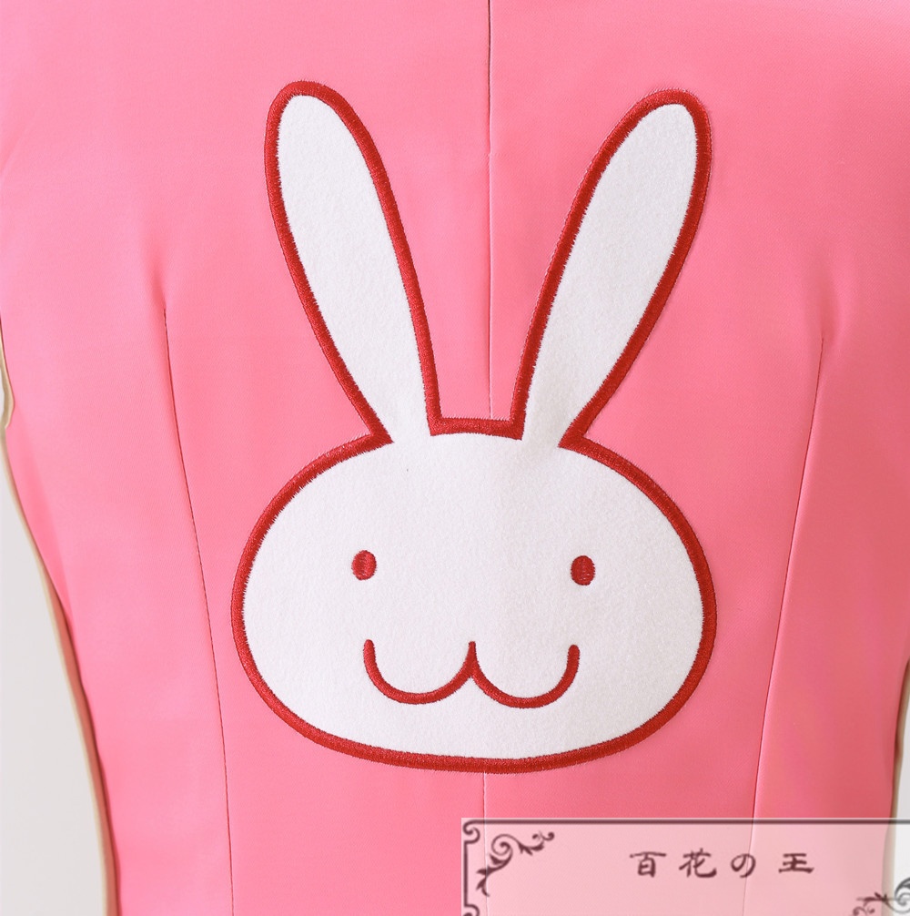 銀魂 神楽 チャイナドレス ウサギ柄 コスプレ衣装 コスチューム