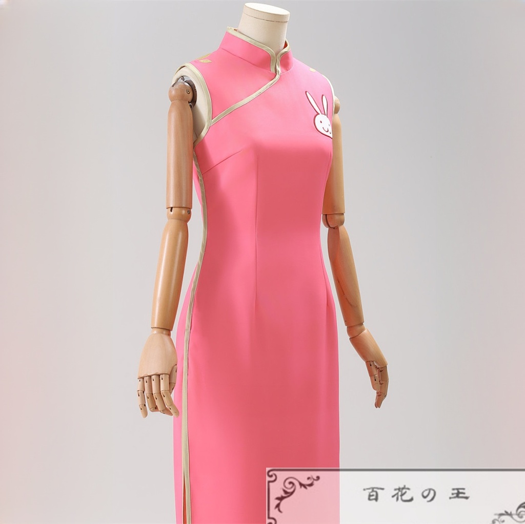 銀魂 神楽 チャイナドレス ウサギ柄 コスプレ衣装 コスチューム