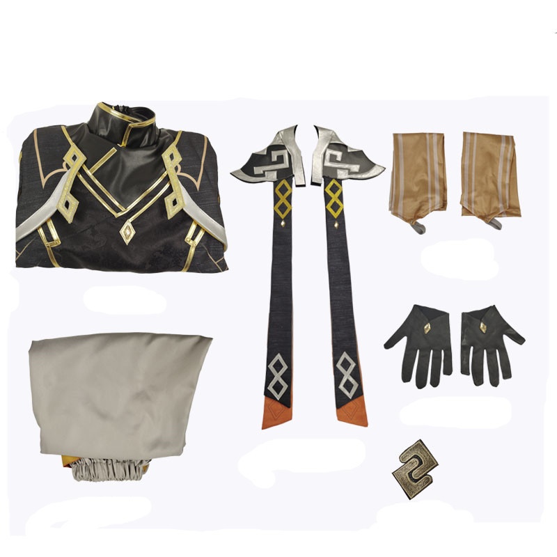 在庫品 原神 Genshin げんしん 岩神モラクス 岩王帝君 鍾離 コスプレ