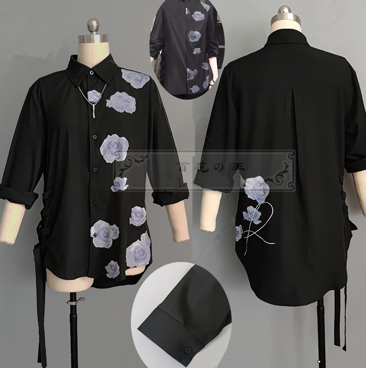 在庫品 VTuber バーチャルライバー knkn Kanae 叶 シャツ コスプレ衣装 コスチューム