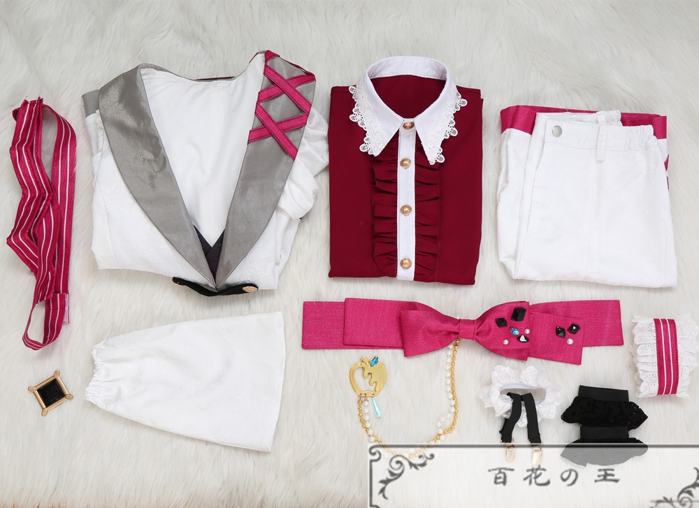 あんスタ 溶けた心*思い出のスノーホワイト 花群冬芽 冴霧笑主 名都神無 宝丈萊香 コスプレ衣装 コスチューム