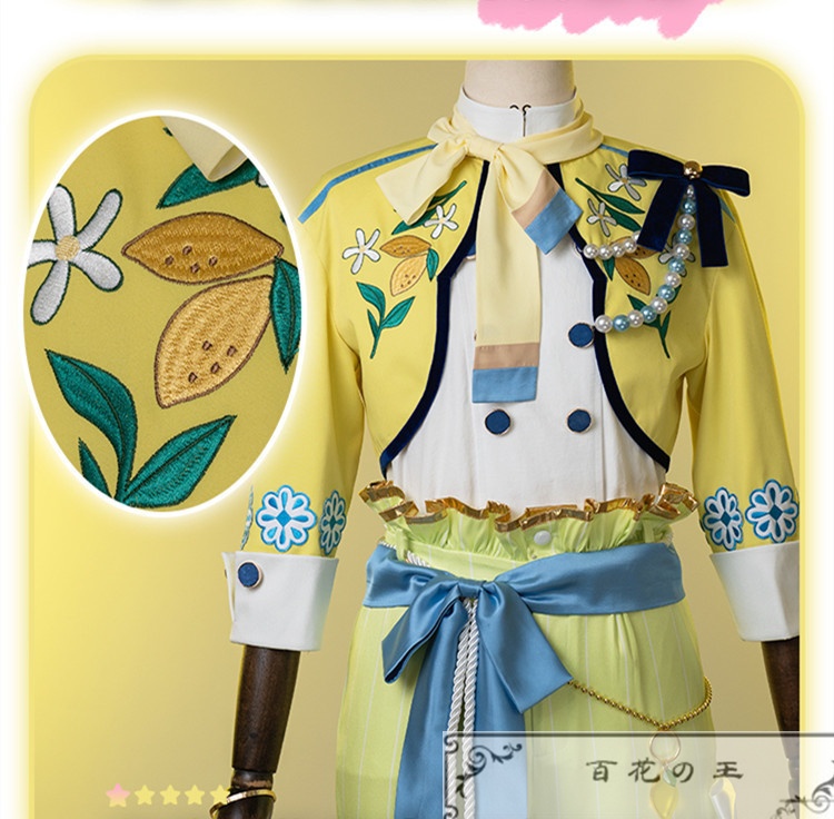 あんスタ 夏香る!黄色いサマースパークル 白鳥藍良 天城一彩 礼瀬マヨイ 風早巽 コスプレ衣装 コスチューム