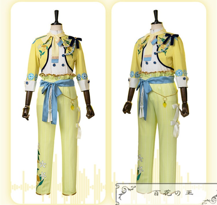 あんスタ 夏香る!黄色いサマースパークル 白鳥藍良 天城一彩 礼瀬マヨイ 風早巽 コスプレ衣装 コスチューム