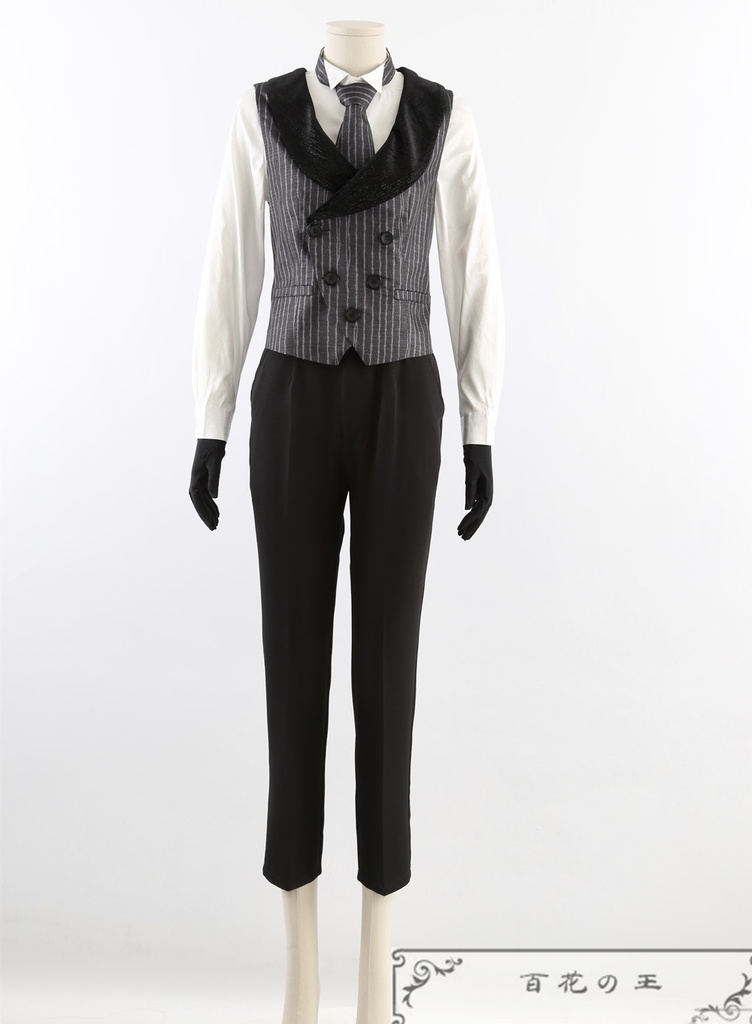 ツイステ 始まりのハロウィン ナイトメアハロウィン2024 Malleus マレウス R /ナイトメアースーツ コスプレ衣装 コスチューム