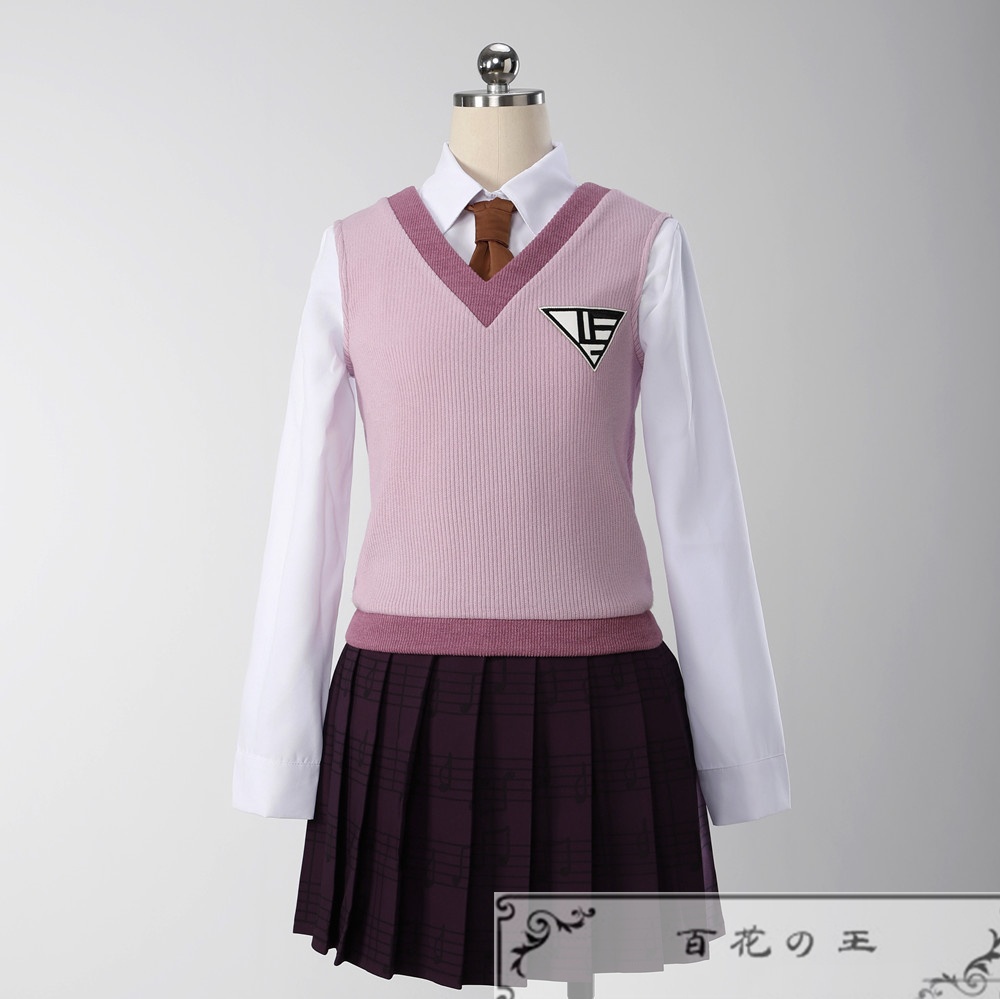 在庫品 ニューダンガンロンパV3 みんなのコロシアイ新学期 赤松楓 コスプレ衣装 コスチューム