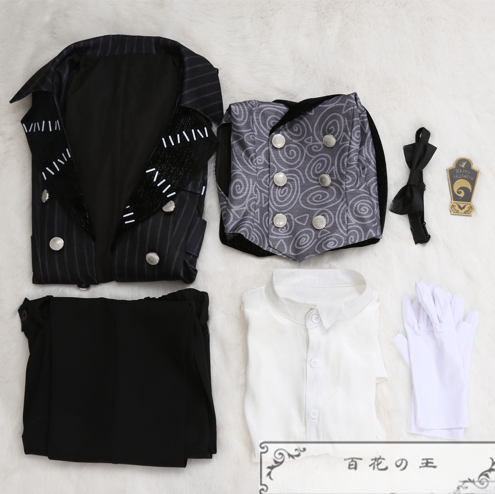 ツイステ ナイトメアースーツ 始まりのハロウィーン Idia イデア・シュラウド コスプレ衣装 コスチューム