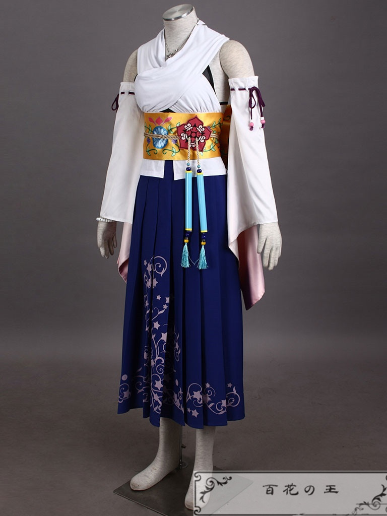 在庫品 ファイナルファンタジーX ユウナ コスプレ衣装 コスチューム