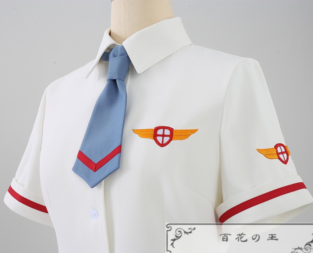 在庫品 カードキャプターさくら 木之本桜 友枝中学校 夏制服 コスチューム コスプレ衣装