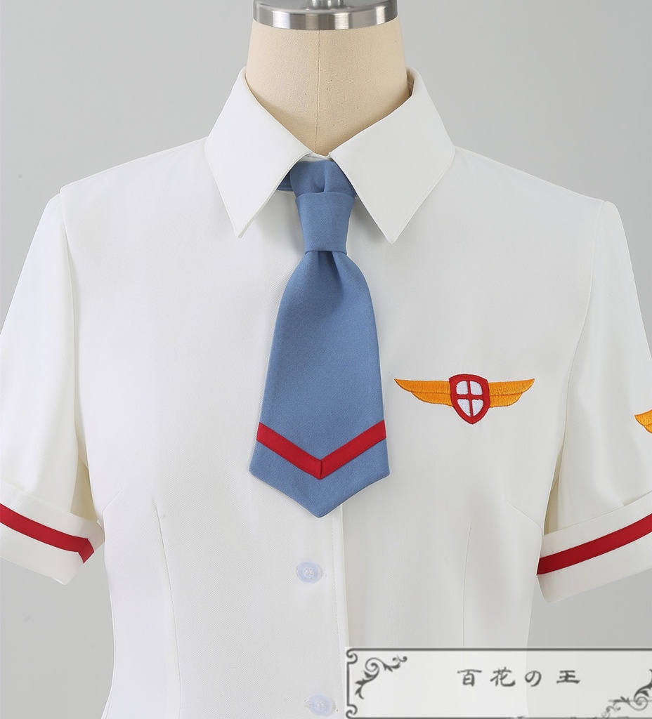 在庫品 カードキャプターさくら 木之本桜 友枝中学校 夏制服 コスチューム コスプレ衣装