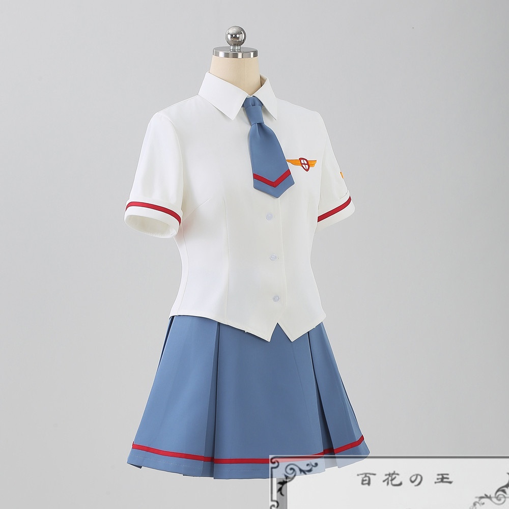 在庫品 カードキャプターさくら 木之本桜 友枝中学校 夏制服 コスチューム コスプレ衣装