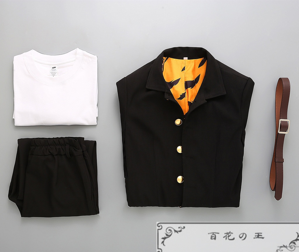 在庫品 銀魂 3年Z組銀八先生 神威 夜兎工業高校制服 コスプレ衣装 コスチューム 刺繍模様