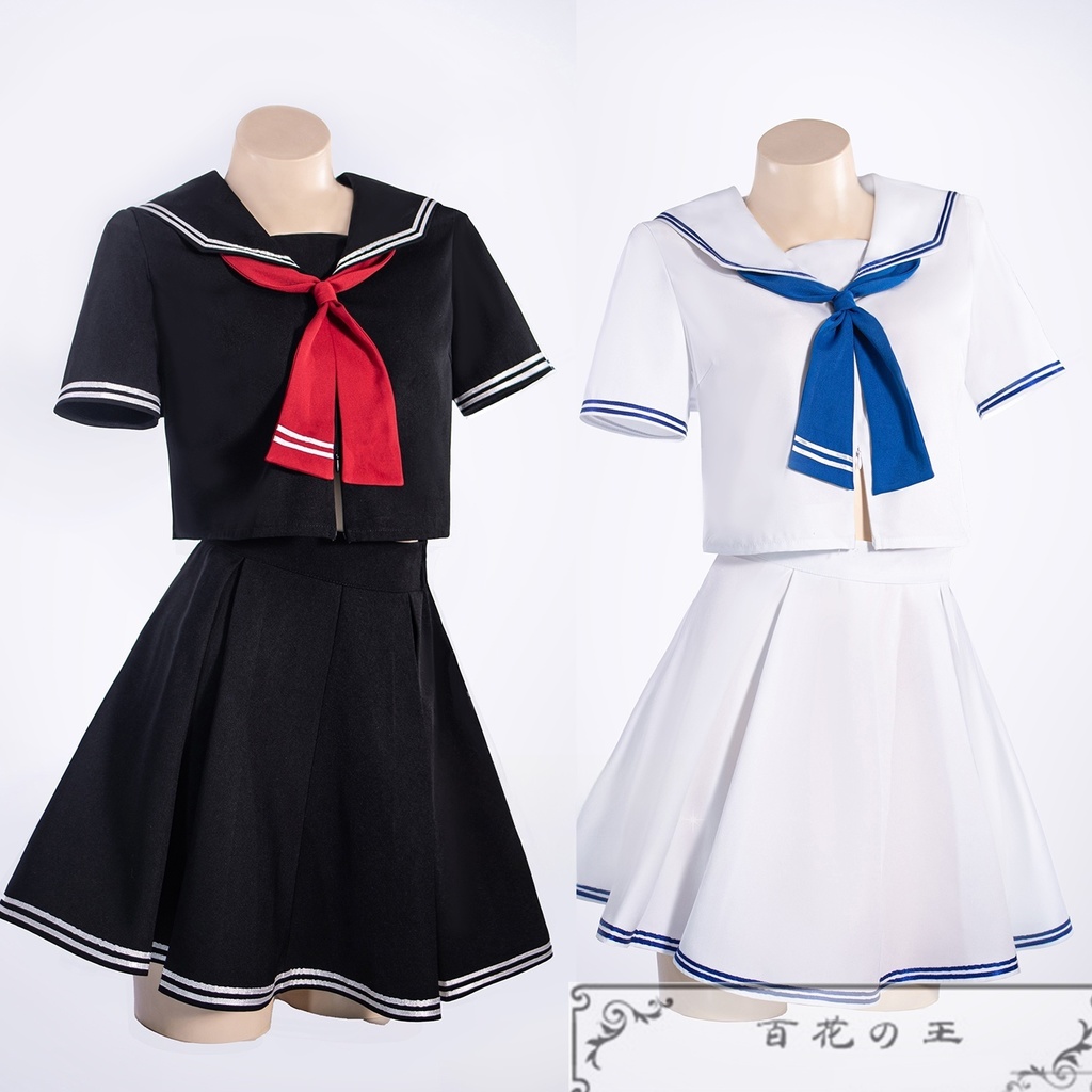 在庫品 Fate Grand Order FGO ジャンヌ・ダルク オルタ JK制服 頭飾り付き コスプレ衣装 コスチューム