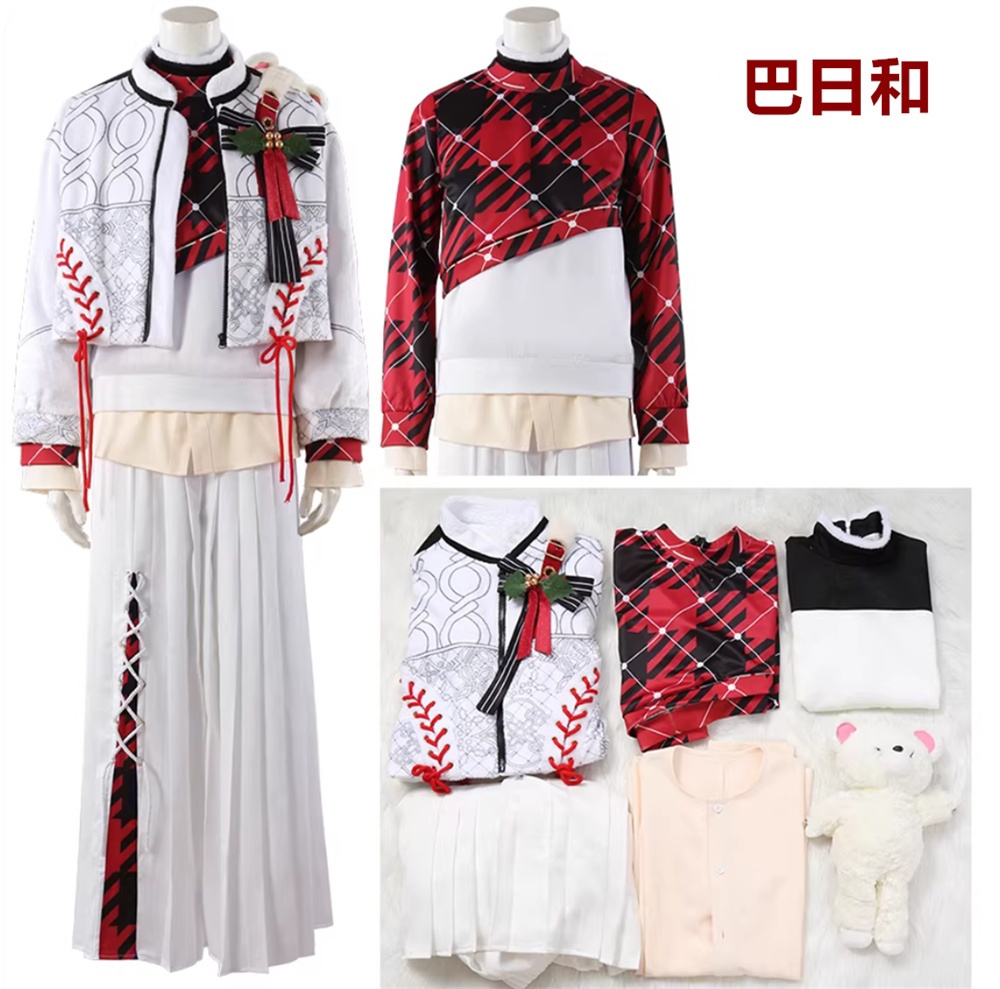 あんさんぶるスターズ スカウト!ホワイトベア ぬくもりベア 巴日和 にぎやかベア 月永レオ ほんわりベア 乙狩アドニス くつろぎベア 青葉つむぎ コスプレ衣装 コスチューム