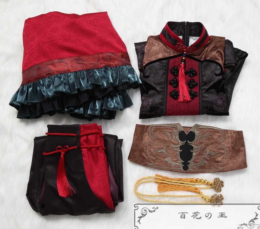 VTuber バーチャルライバー 葛葉約1年半ぶりの新衣装 葛葉 チャイナ服 コスプレ衣装 コスチューム