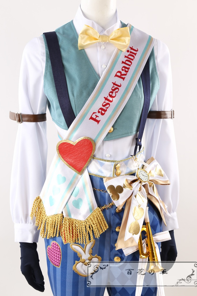 ツイステ 薔薇の王国のホワイトラビットフェス Deuce デュース ラビットウェア コスプレ衣装 コスチューム