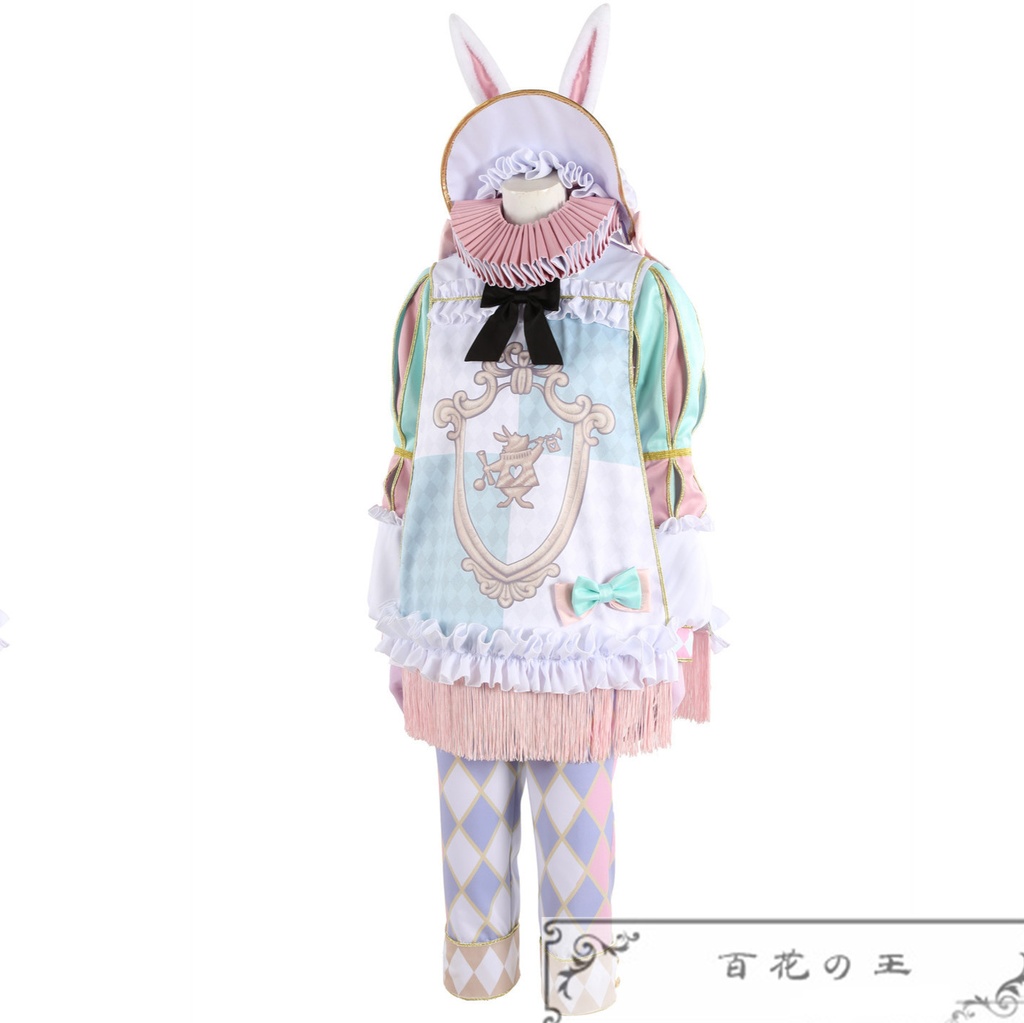 ツイステ 薔薇の王国のホワイトラビットフェス エペル ラビットウェア コスプレ衣装 コスチューム