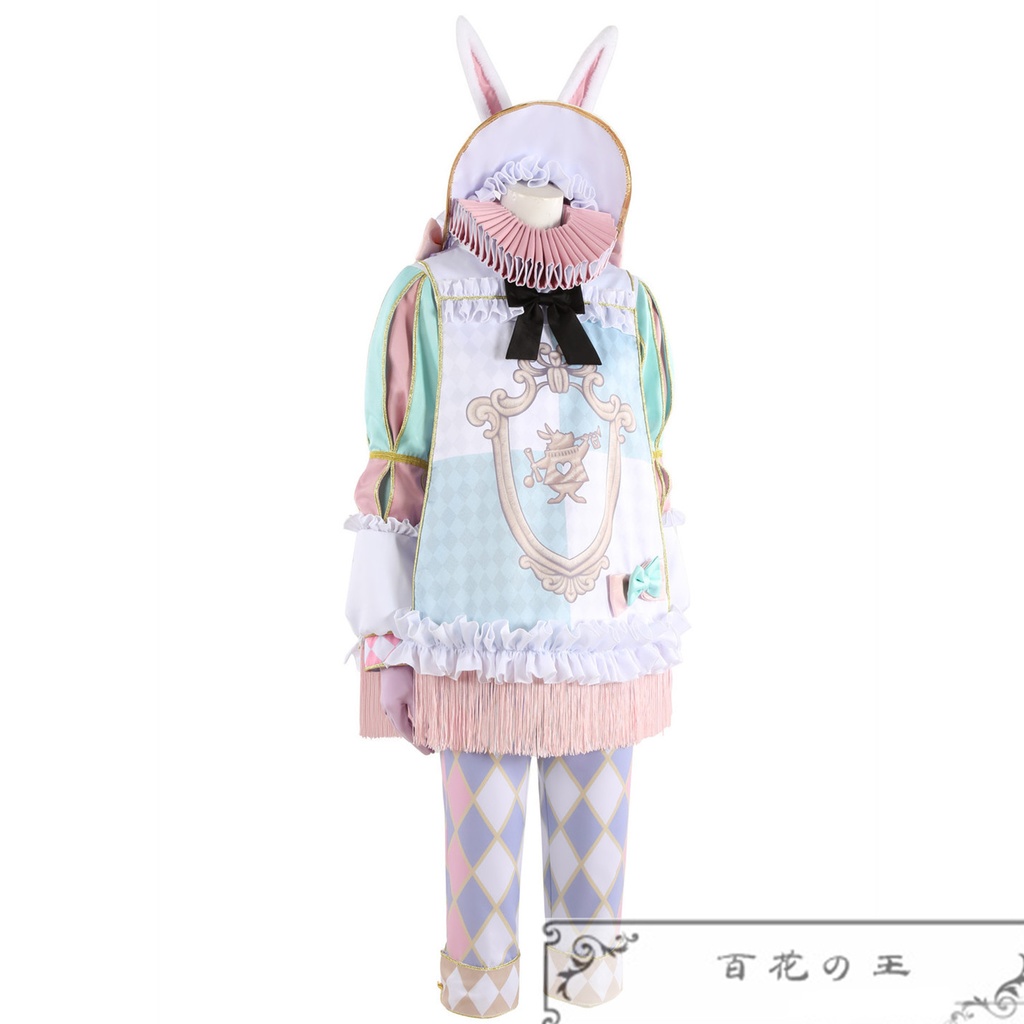 ツイステ 薔薇の王国のホワイトラビットフェス エペル ラビットウェア コスプレ衣装 コスチューム