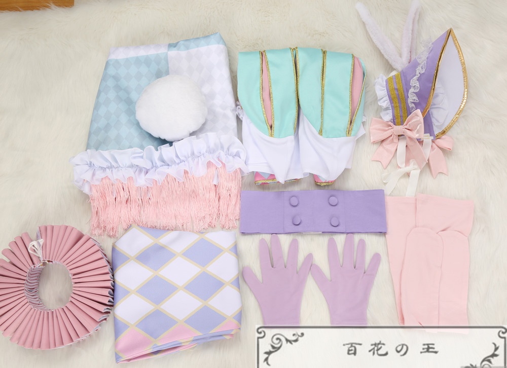 ツイステ 薔薇の王国のホワイトラビットフェス エペル ラビットウェア コスプレ衣装 コスチューム