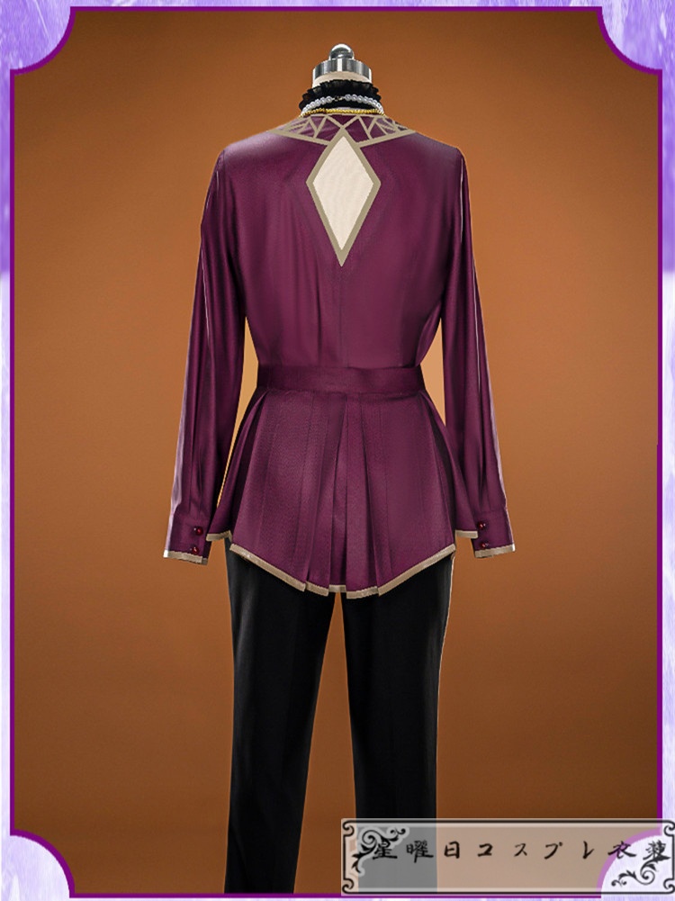 あんスタ 中国版限定星5 Hide-and-seek of Hyde 鳴上嵐 Crystal Heart 黛月皎色衣装 コスプレ衣装 コスチューム