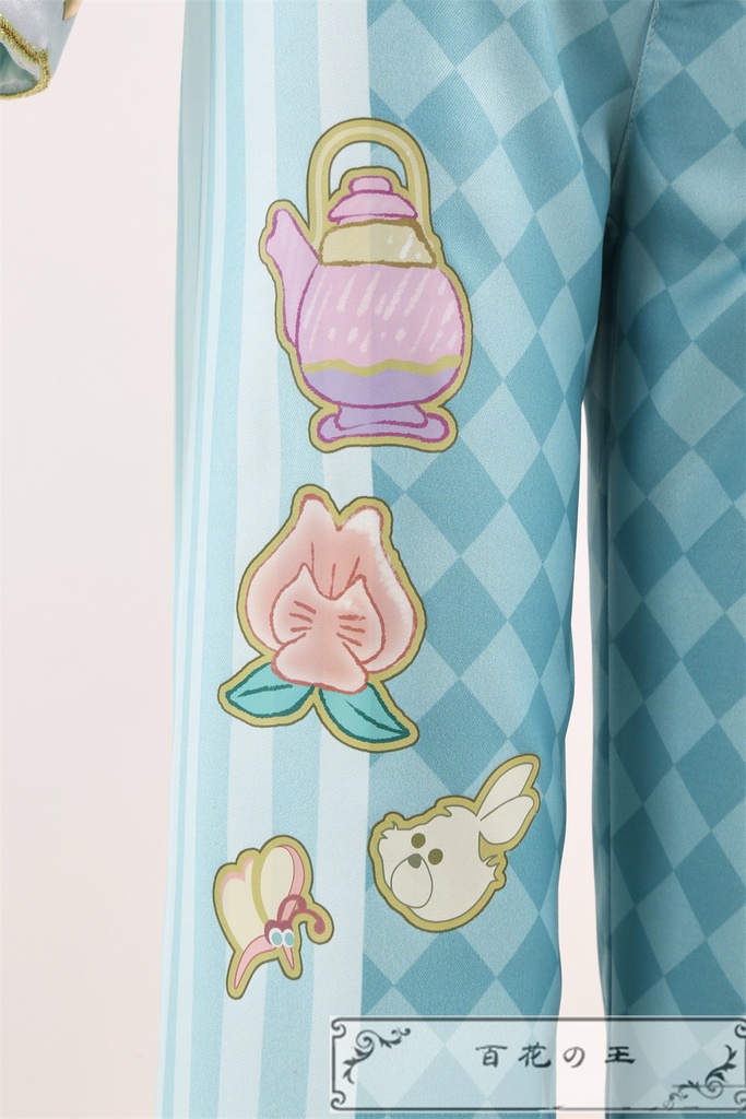 ツイステ 薔薇の王国のホワイトラビットフェス フロイド コスプレ衣装 コスチューム 帽子付き