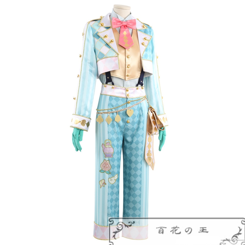 ツイステ 薔薇の王国のホワイトラビットフェス フロイド コスプレ衣装 コスチューム 帽子付き