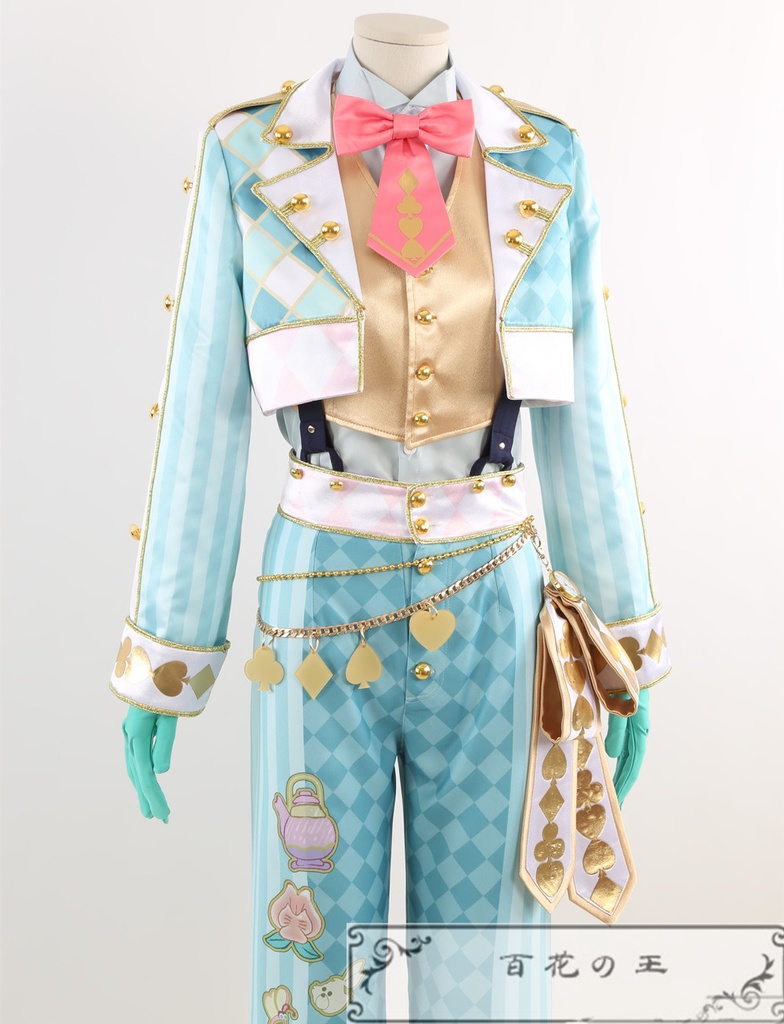 ツイステ 薔薇の王国のホワイトラビットフェス フロイド コスプレ衣装 コスチューム 帽子付き