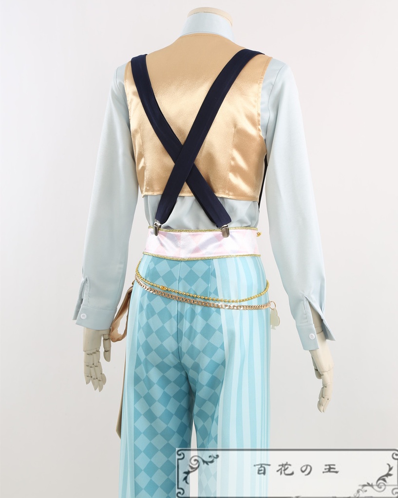 ツイステ 薔薇の王国のホワイトラビットフェス フロイド コスプレ衣装 コスチューム 帽子付き