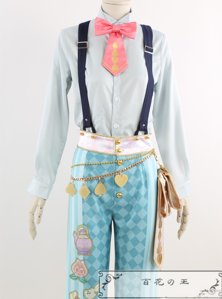 ツイステ 薔薇の王国のホワイトラビットフェス フロイド コスプレ衣装 コスチューム 帽子付き