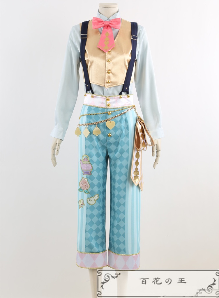 ツイステ 薔薇の王国のホワイトラビットフェス フロイド コスプレ衣装 コスチューム 帽子付き