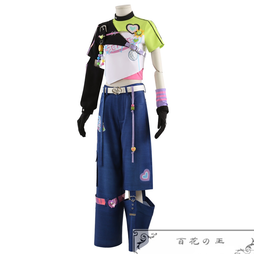 あんスタ 花群冬芽 日々樹渉 紫之創 椎名ニキ 仁兎なずな 三毛縞斑 ユメ らびゅ&ピース伝説衣装 コスプレ衣装 コスチューム