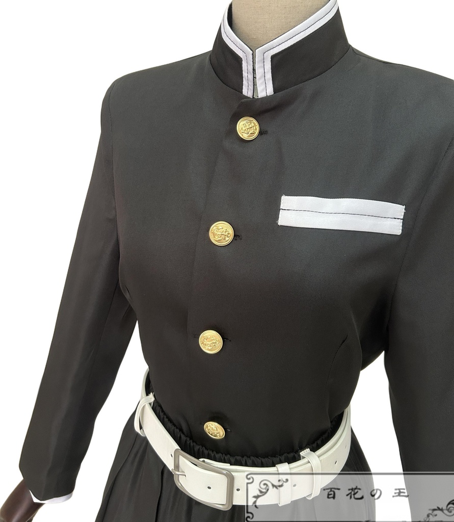 在庫品 胡蝶しのぶ コスプレ衣装 コスチューム 暗紋付き生地