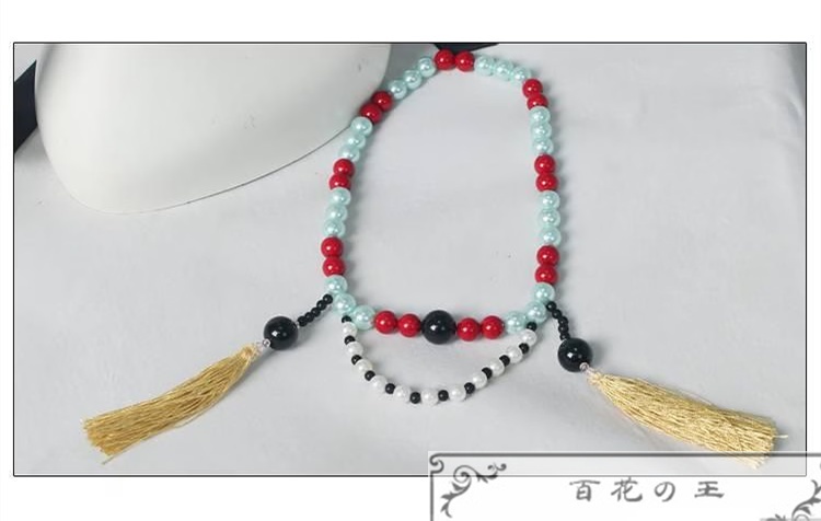 幼少時 童磨 コスプレ衣装 コスチューム ネックレス付き