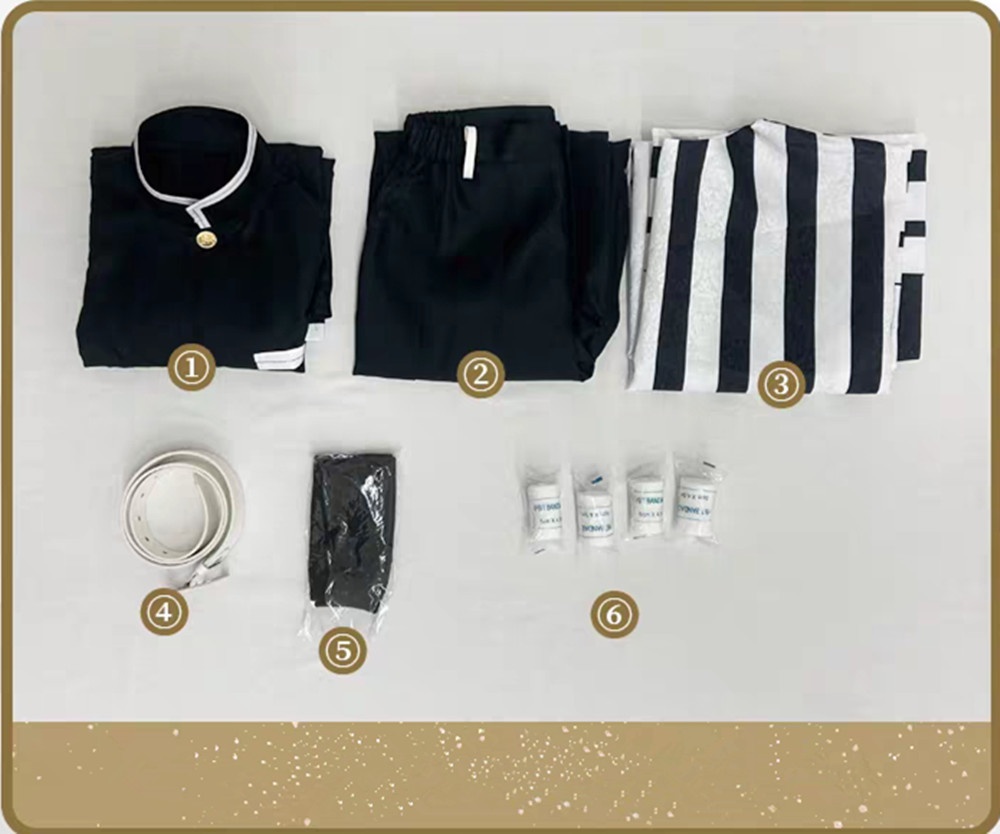 在庫品 暗紋付き 伊黒小芭内 鬼殺隊制服 コスプレ衣装 コスチューム 蛇道具 追加購入可能