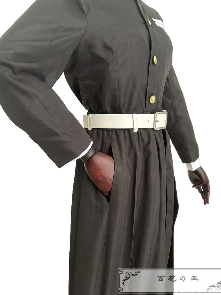 在庫品 暗紋付き 竈門炭治郎 鬼殺隊制服 コスプレ衣装 コスチューム