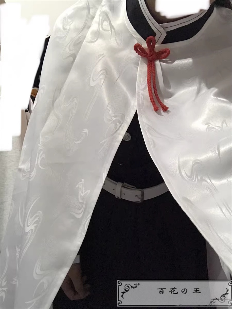 『一部在庫あり』 暗紋付き 栗花落カナヲ 鬼殺隊制服 コスプレ衣装 コスチューム 胡蝶の頭飾り付き