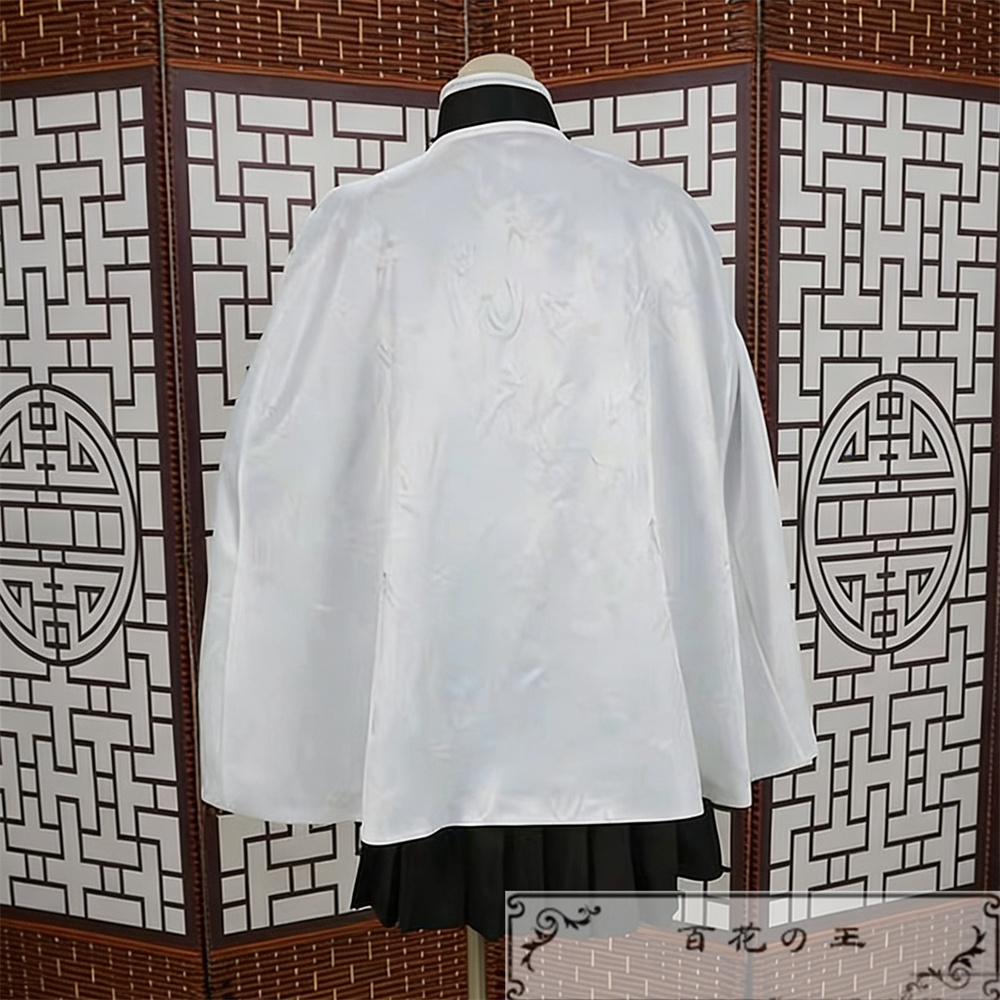 『一部在庫あり』 暗紋付き 栗花落カナヲ 鬼殺隊制服 コスプレ衣装 コスチューム 胡蝶の頭飾り付き