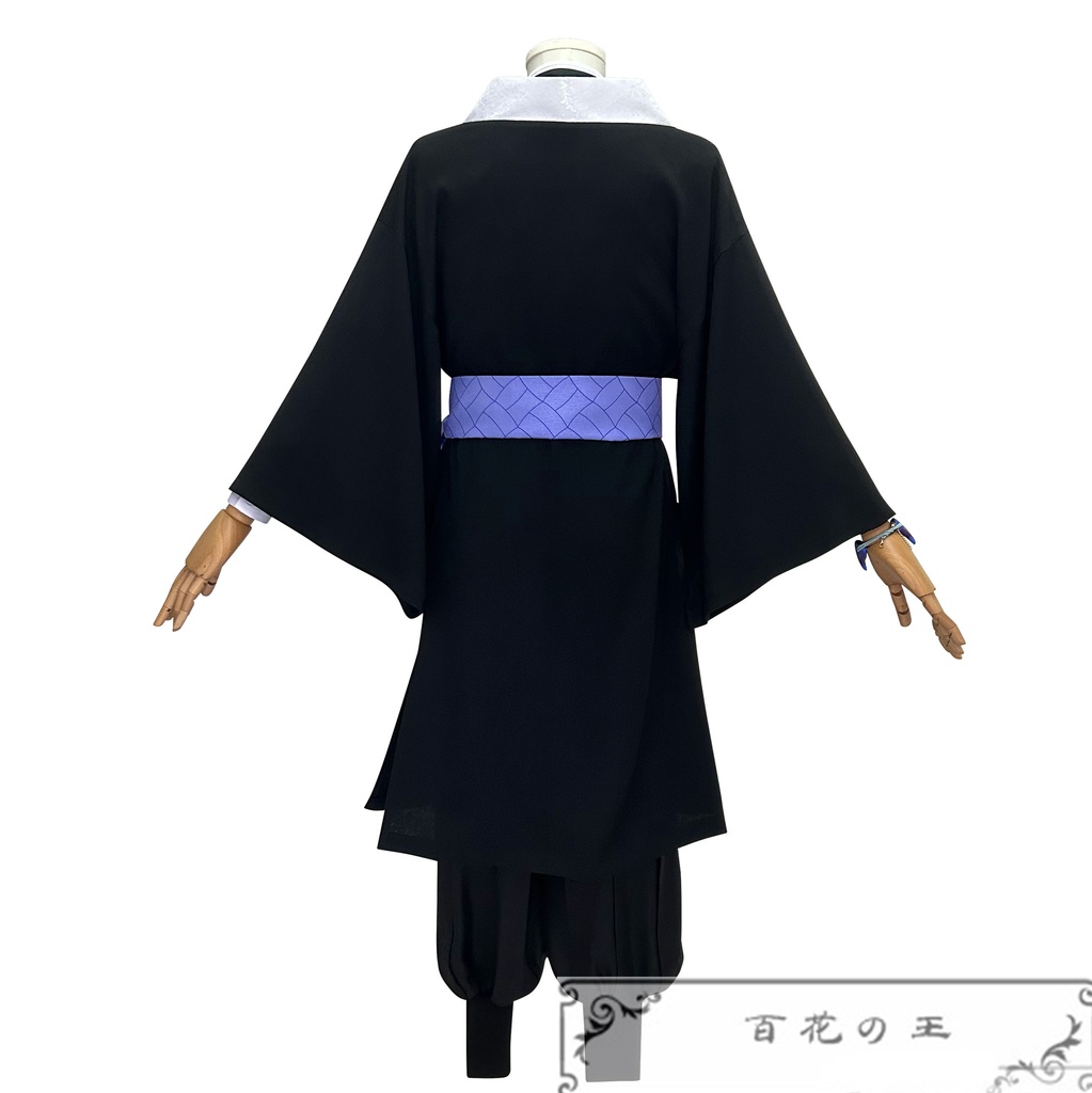 『一部在庫あり』 獪岳 かいがく コスプレ衣装 コスチューム 暗紋付き生地